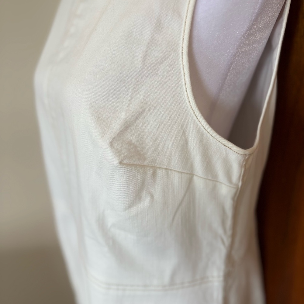 Lauren Ralph Lauren Ivory Sheath Dress Size 10 - Picture 8 of 14